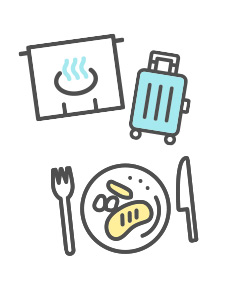 治療開始前にみんなで美味しいものを食べにいったり